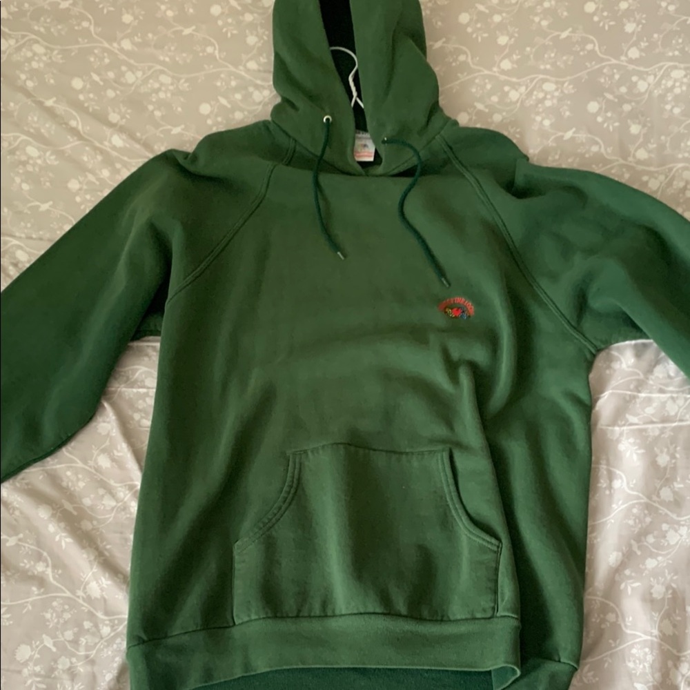 Fruit of the Loom Green Hoodie Sweatshirt